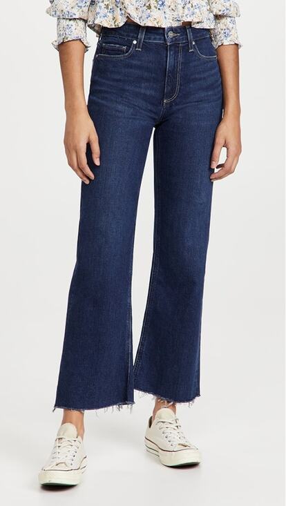 PAIGE Denim - PAIGE DENIM NWT Leenah Wide Leg Ankle Jean in Gracie Lou // 00